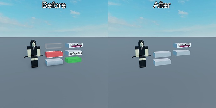 Ambient blocking effect showcase