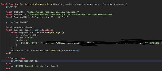 Issues with cloud API - Scripting Support - Developer Forum | Roblox