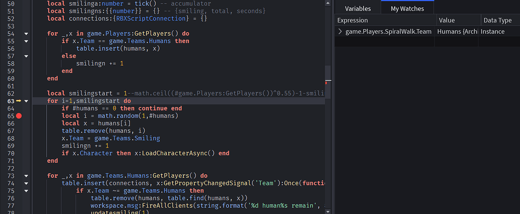 Changes to a Player reset after block ends - Scripting Support ...