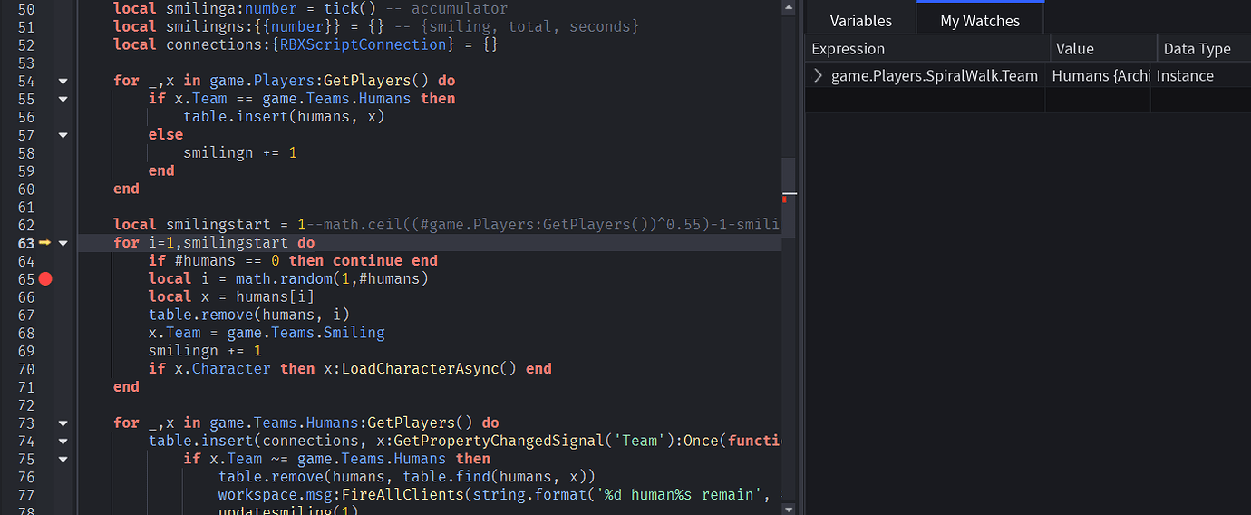 Changes to a Player reset after block ends - Scripting Support ...