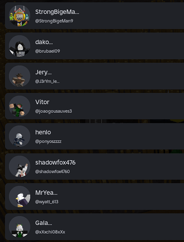 New UI - Player Names Example