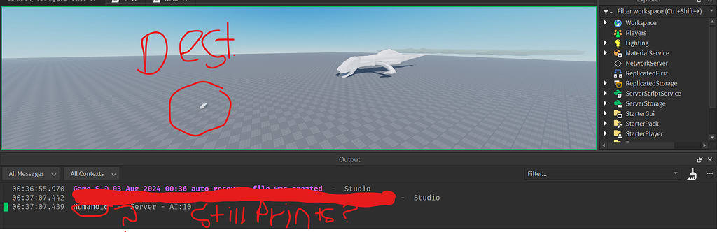AI on rigged blender model not working - Scripting Support - Developer ...