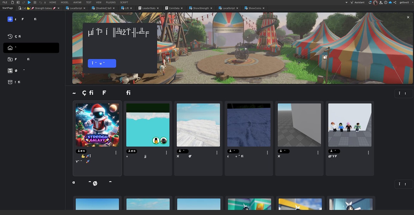 Weird Glitch with Studio (Start Page) - Studio Bugs - Developer Forum ...