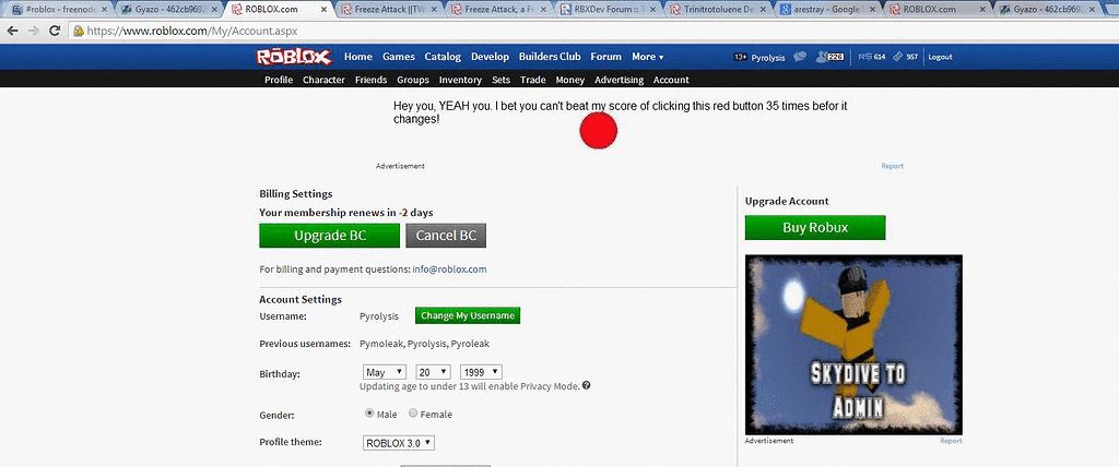 Builder's Club Bug? - Website Bugs - Developer Forum | Roblox