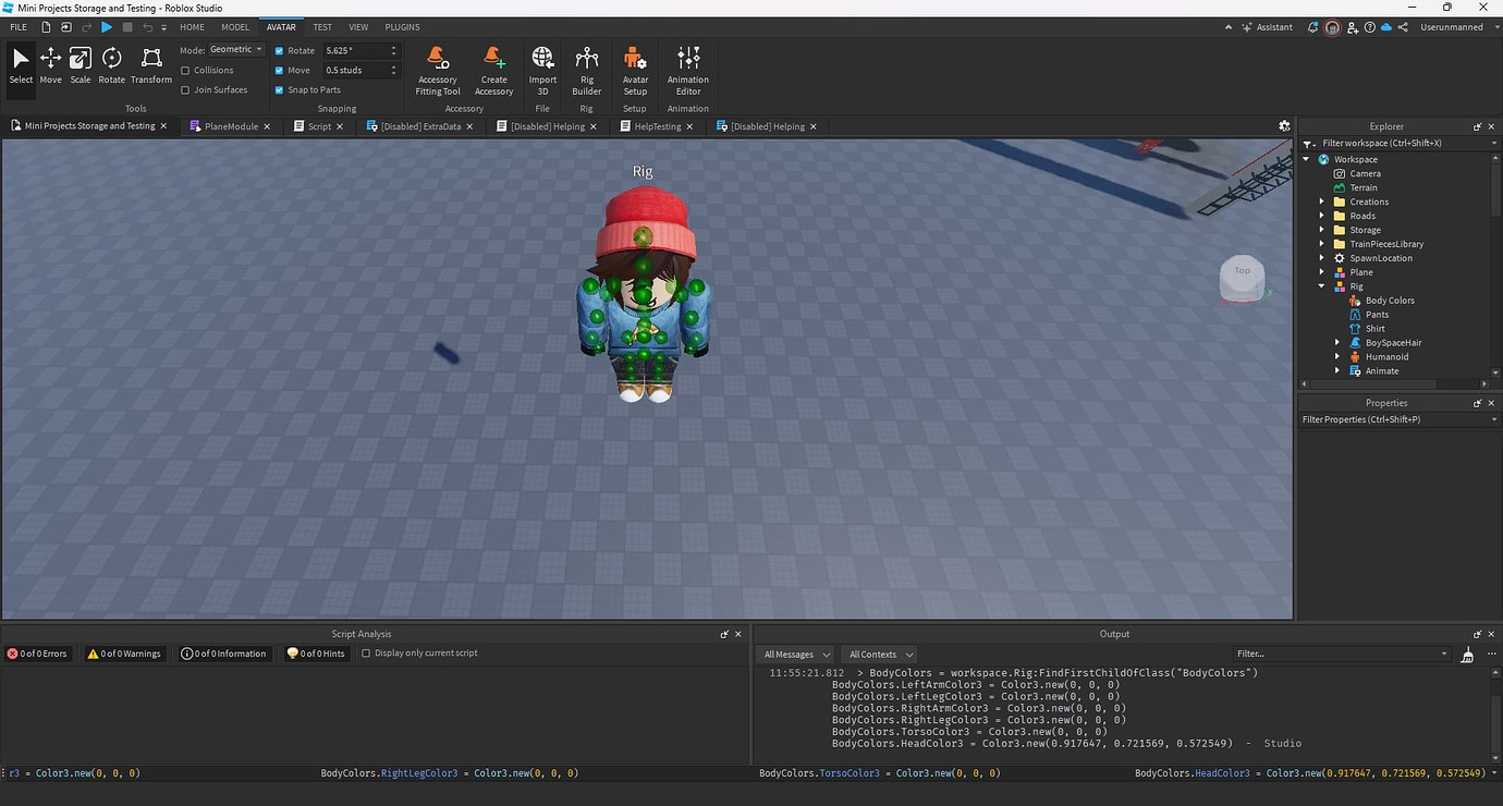 Body Colors not changing - Scripting Support - Developer Forum | Roblox