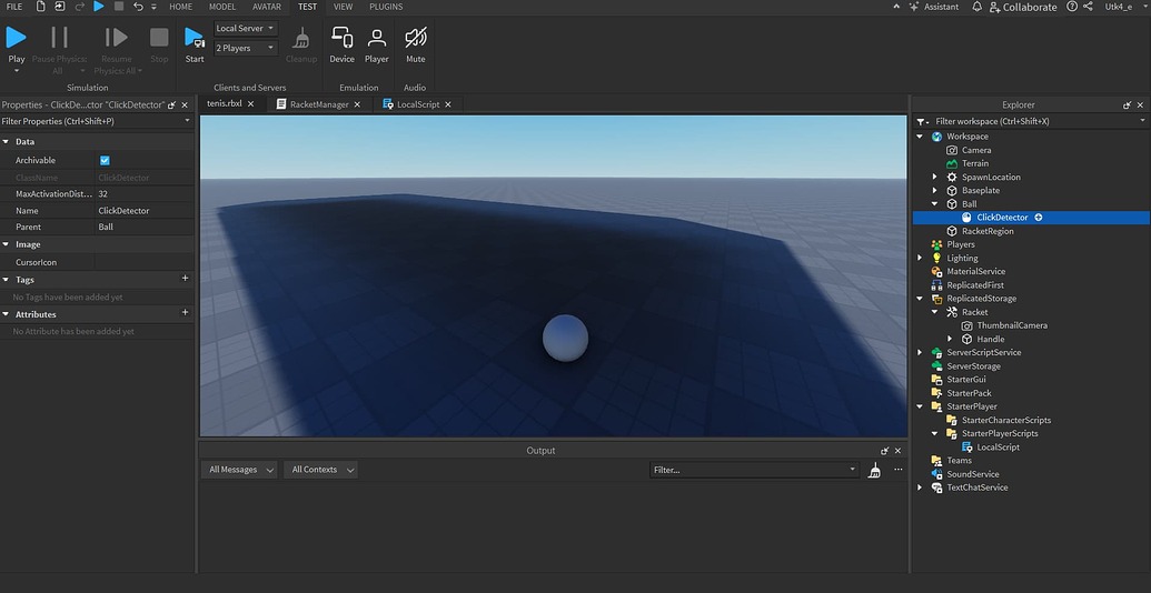 Moving an object by equipping the tool and clicking - Scripting Support ...