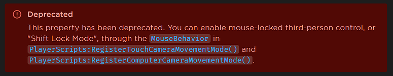 How Do I Enable Shift Lock Scripting Support Developer Forum Roblox How Do I Enable Shift Lock Scripting Support Developer Forum Roblox