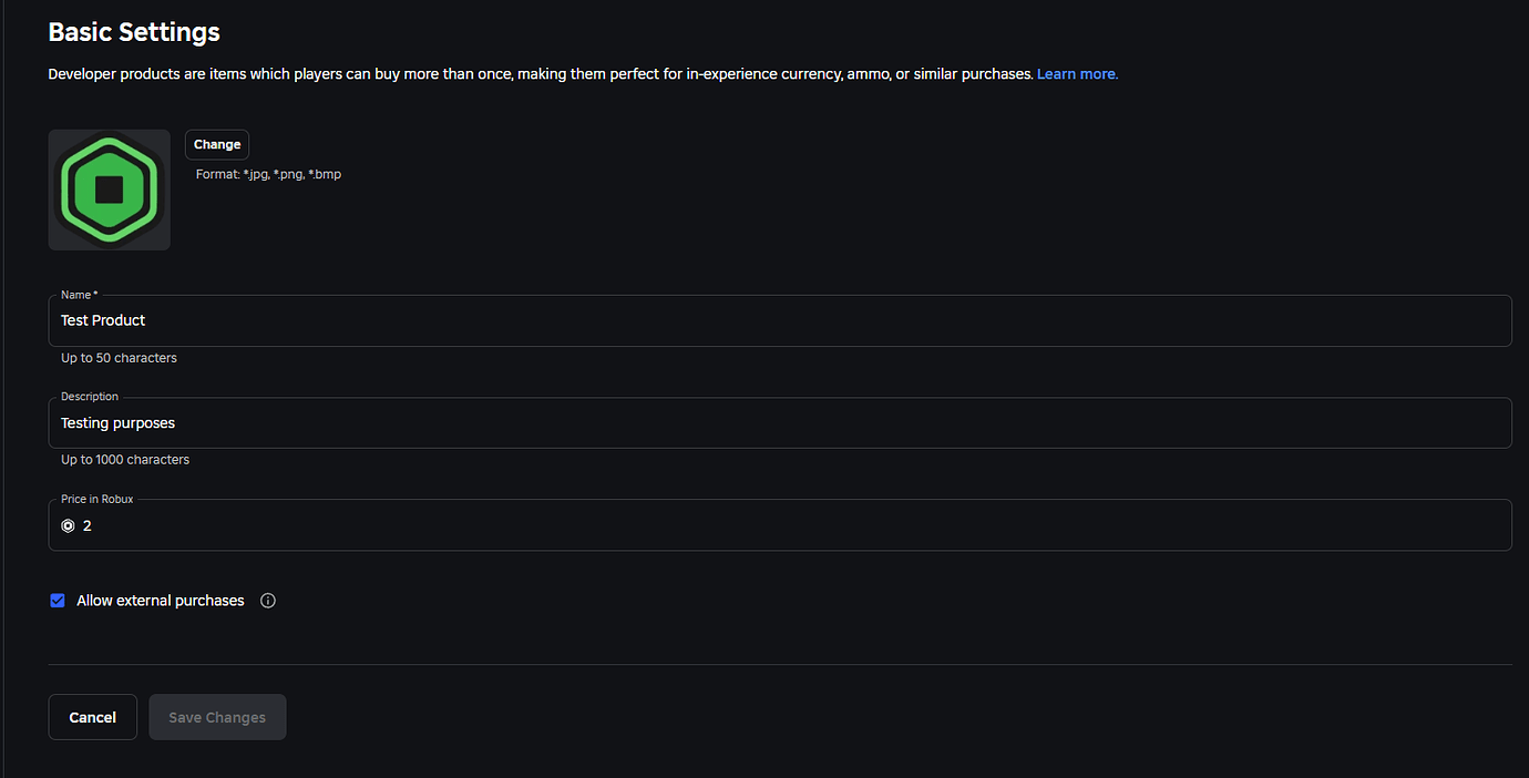 Developer Product not showing as a external purchase - Cloud Services ...