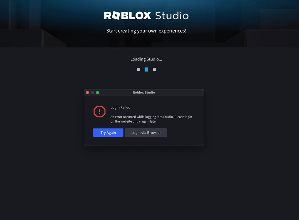 Can't Log In To Roblox Studio - Platform Usage Support - Developer ...