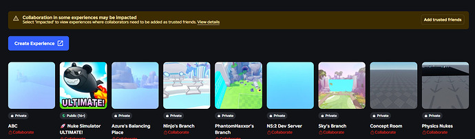 Unable to access group games - Engine Bugs - Developer Forum | Roblox