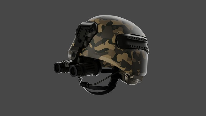 Tactical Helmet Render