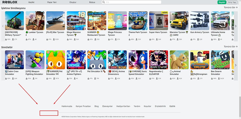 The language change button does not appear on the website without ... image.