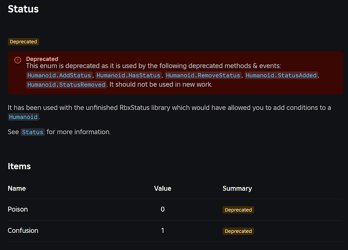 Stop creating the Status object - Engine Features - Developer Forum ...