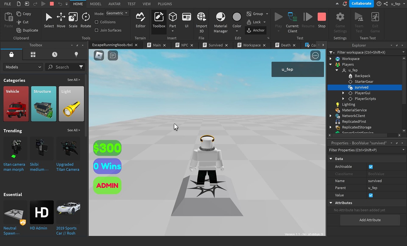 Humanoid died function in ServerScriptService - Scripting Support ...