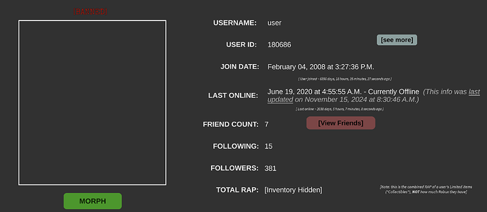 Roblox Inactive Player Roblox Player Service returns - Other Bugs - Developer Forum | Roblox