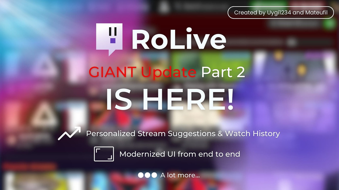 Live Roles Update RoLive Update Log - Bulletin Board - Developer Forum | Roblox