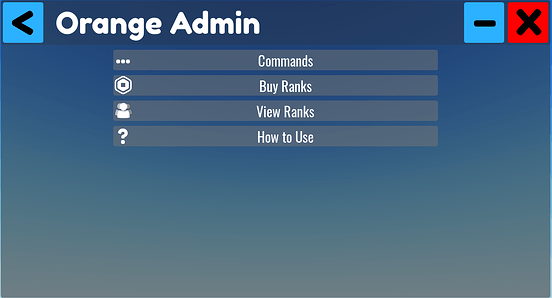 [Remaking] Orange Admin - Community Resources - Developer Forum | Roblox