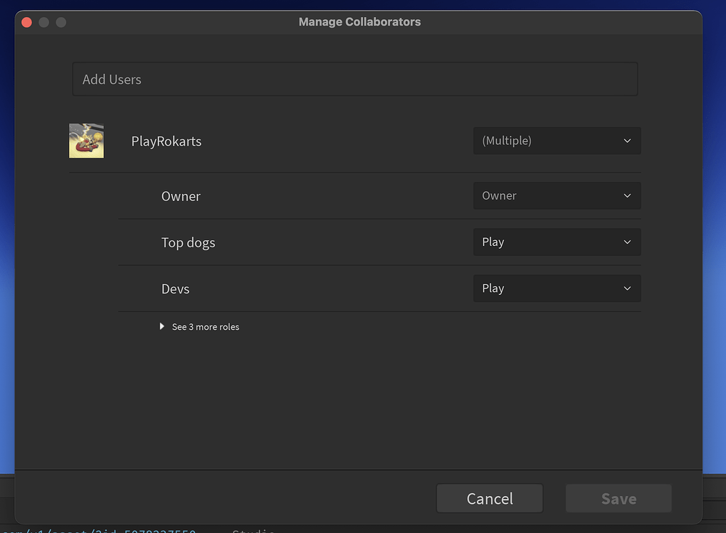 Managing Collaborators keeps enabling Team Create - Studio Bugs ...