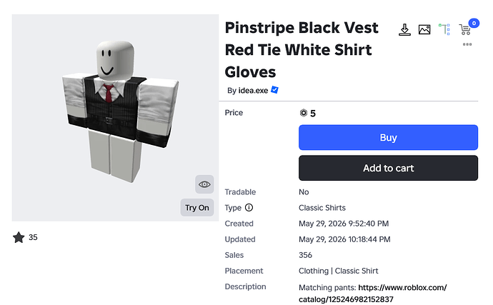 Screenshot 2026-07-12 at 11-16-10 Pinstripe Black Vest Red Tie White Shirt Gloves - Roblox