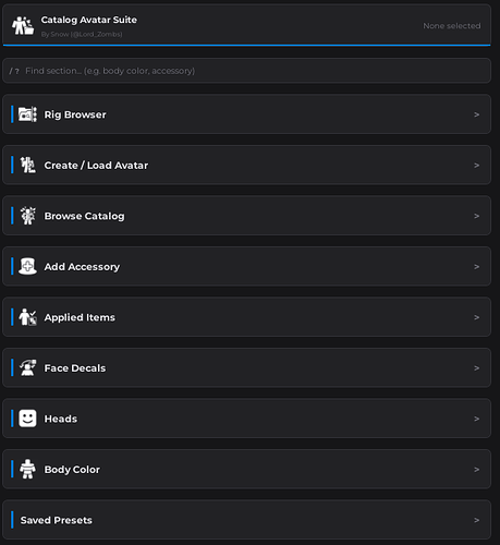 Catalog Avatar Suite: Your All In One for Avatars [Plugin] - Community ...