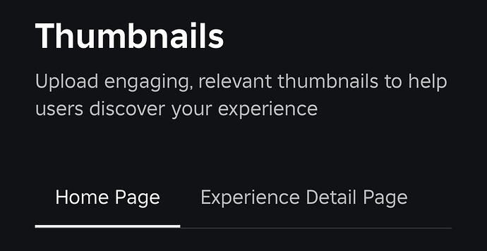 Game thumbnail not showing up - Platform Usage Support - Developer ...