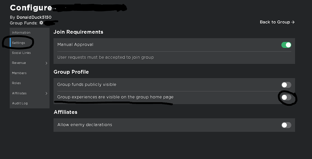 Roblox game not showing up on group - Platform Usage Support ...