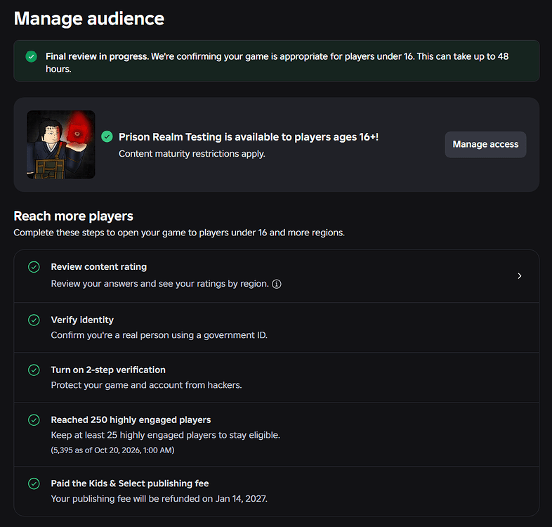 Game stuck in 48hr final review for 5 days despite 5,000+ HEP - Creator ...