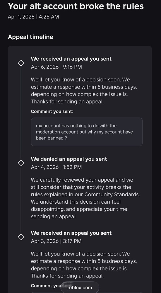 Roblox Improving Their Support (General, Enforcement Bans) - Platform ...