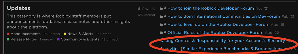 The Updates Category Shows Too Few Topics - Forum Features - Developer ...