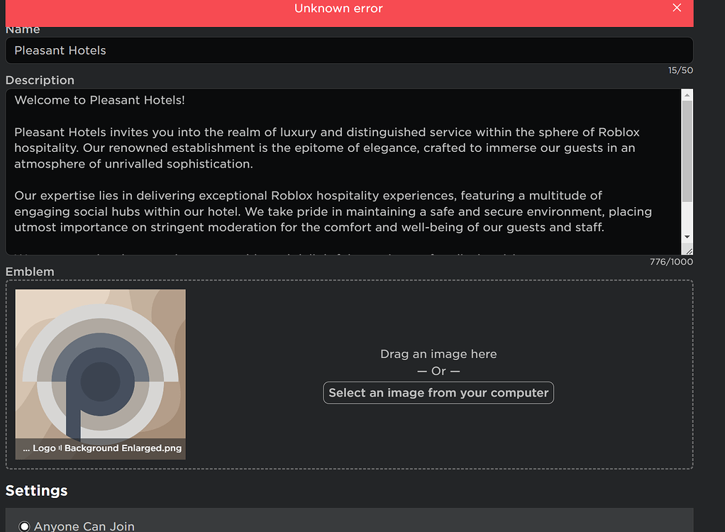 Roblox Group Claiming Issues - Website Bugs - Developer Forum | Roblox