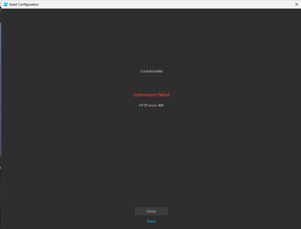 Unable to upload animations - Studio Bugs - Developer Forum | Roblox