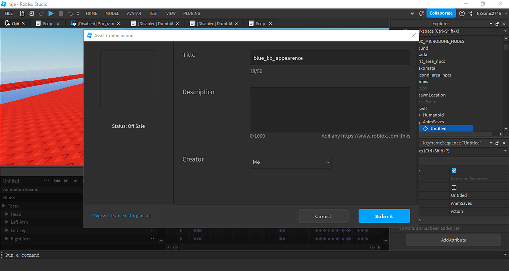 No button to publish animations? - Art Design Support - Developer Forum ...