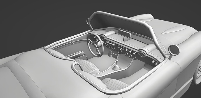 Corvette interior