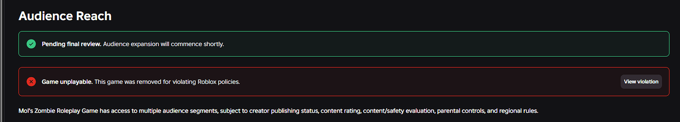 False Account suspension & Game Takendown - Platform Usage Support ...