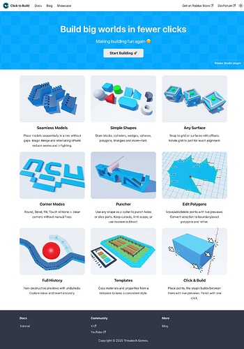 click-to-build-docs-site