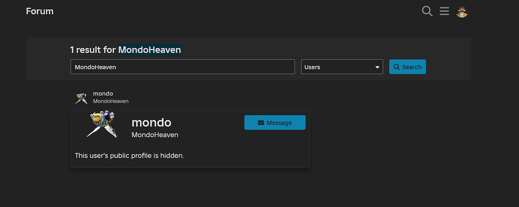 Friend's DevForum Profile Hidden? - Platform Usage Support - Developer ...