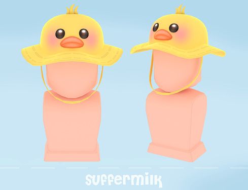 Cute Duck Sun Hat