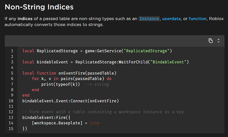 Fix table serialization support for RemoteEvents, BindableEvents, and ...