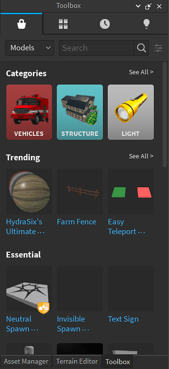 Revert updated toolbox - Platform Usage Support - Developer Forum | Roblox