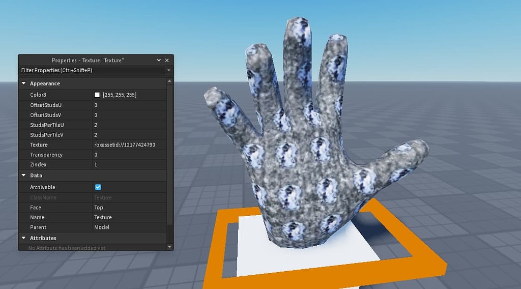 Texture isn't changing size - Building Support - Developer Forum | Roblox