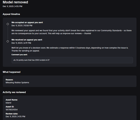 Roblox AI Moderation False Bans Platform Usage Support Developer 2 584x500 