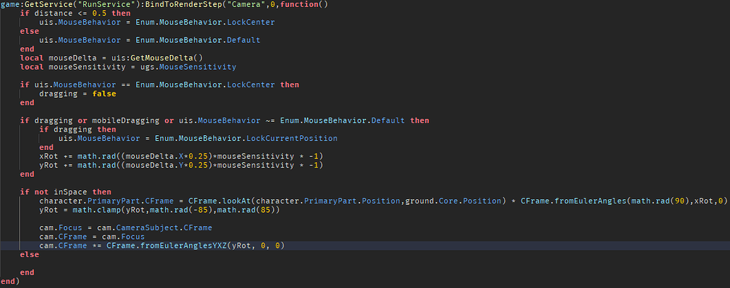 Planet Camera and Gravity Wonky - Scripting Support - Developer Forum ...