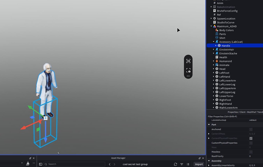 Avatar thumbnail bounding box uses physical bounds instead of visual ...