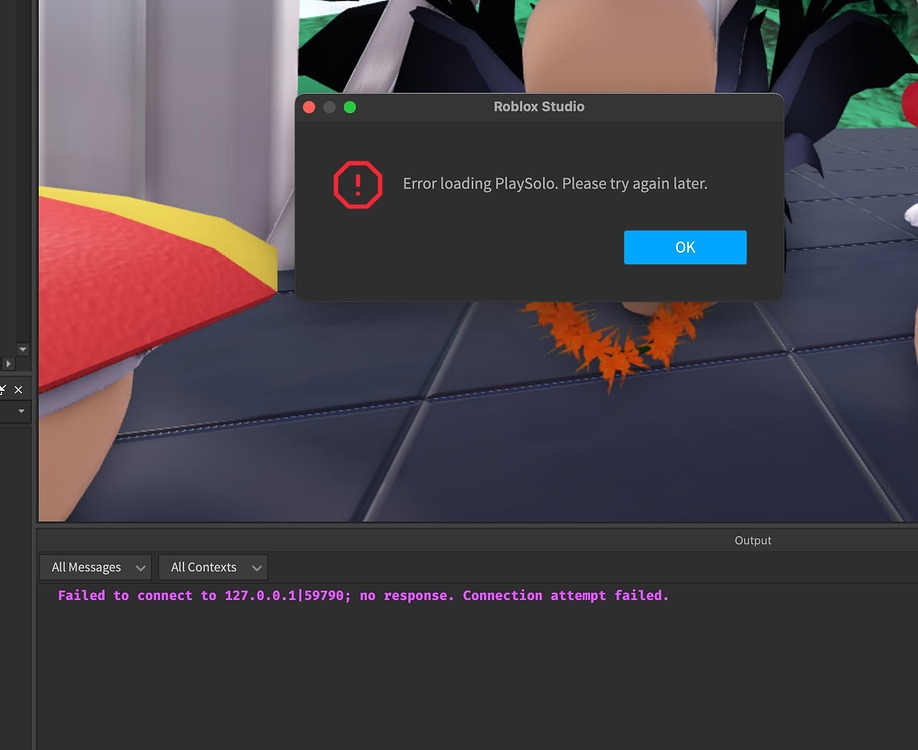 Error loading PlaySolo error on macOS - Studio Bugs - Developer Forum ...