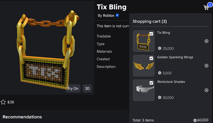 Blinging Tix