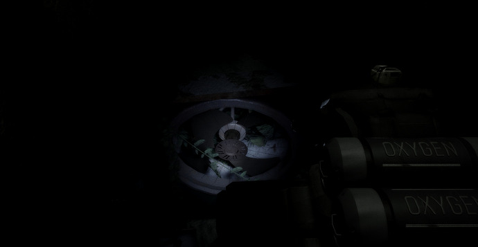 Overgrown Broken Fan View of (Overgrown Heavy Fan Module | In-game)