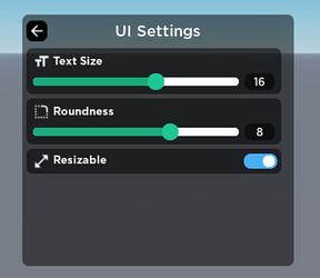 ui settings