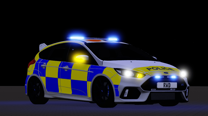 Ford Focus RS British Police