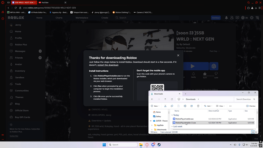 Roblox Installer fails to Install - Platform Usage Support - Developer ...