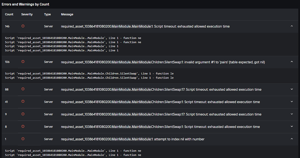 Peculiar errors about "MainModule" - Engine Bugs - Developer Forum | Roblox
